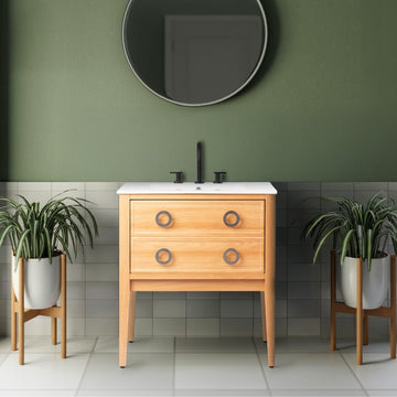 Corbin Modern Classic 1-Drawer Bath Vanity Base Only (Sink Basin Not Included)